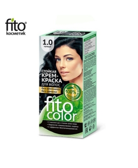 Farba do włosów 1,0 CZARNA - FITO COLOR